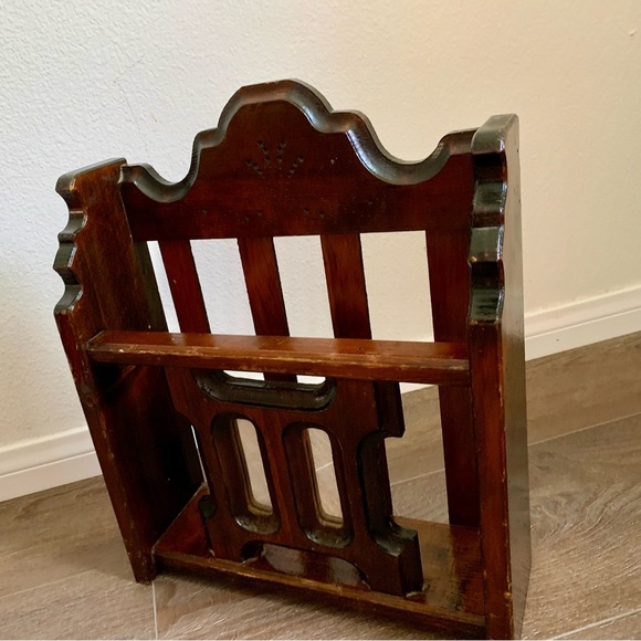 Vintage Wooden Wall Shelf